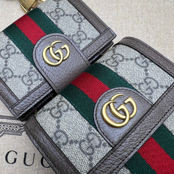 G*u*i ophidia gg mini bag and detachable wallet