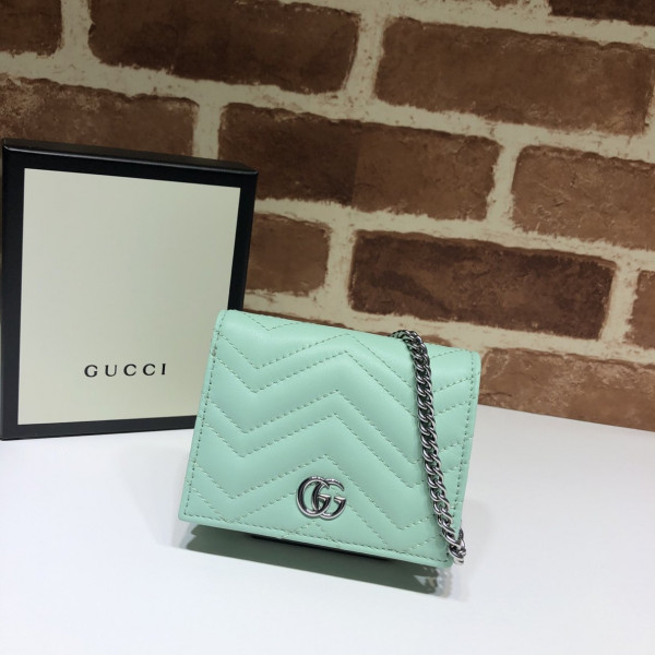 G*u*i gg marmont chain wallet