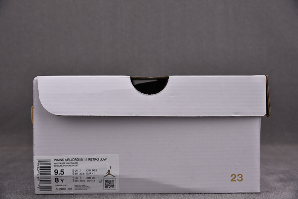 AIR JORDAN 11 LOW “PURE VIOLET” AH7860-101