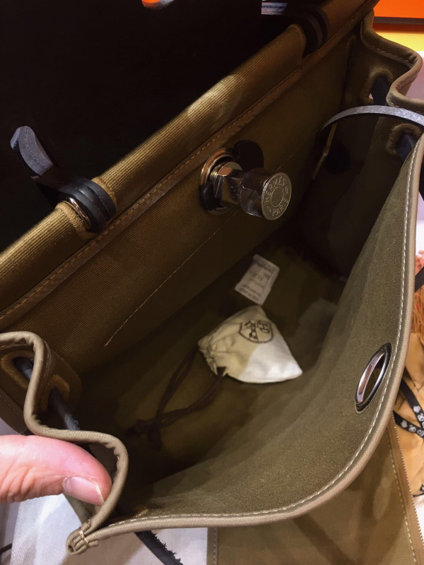 H**mes herbag 31cm all handmade