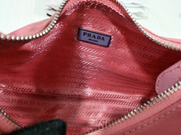 Pra*a nylon hobo bag