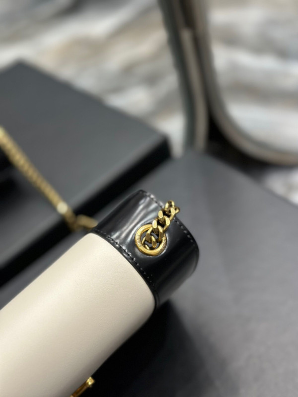 Y*L kate small two-tone leather shoulder bag