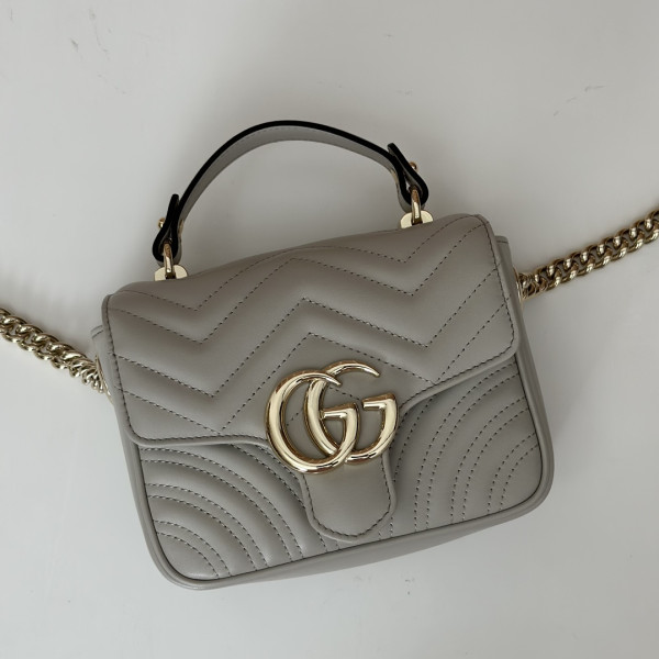 G*u*i gg marmont mini top handle bag-17*13*6cm