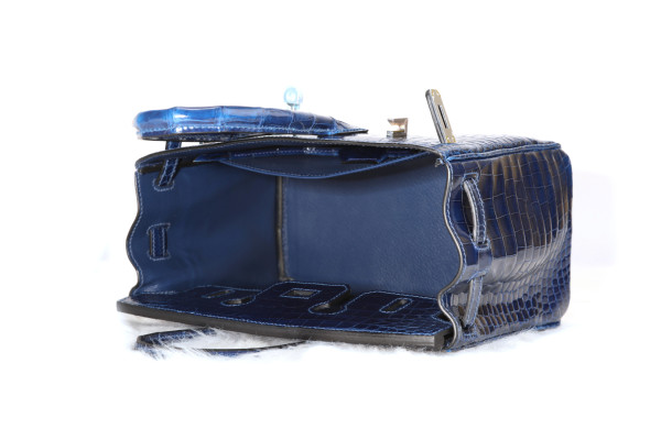 H**mes birkin 25cm crocodile leather