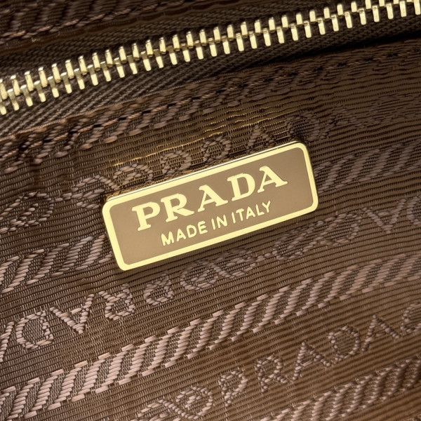 Pra*a demi-lune re-nylon shoulder bag